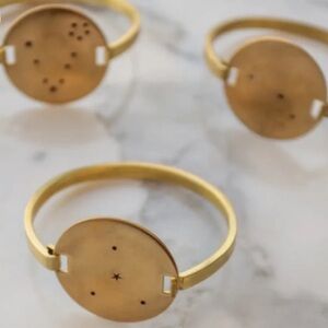 ❤️Boutique Bronze Constellation Cuff Hinged Bracelet